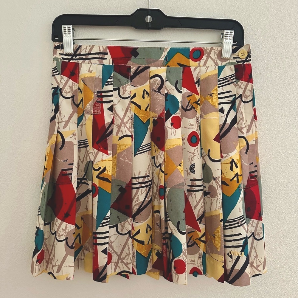 Vintage Prince Practice Gear Abstract Patterned Women's Tennis Skirt